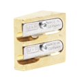 thumbnail image 2 of Mobius & Ruppert Brass Wedge Double-Hole Pencil Sharpener, 2 of 2