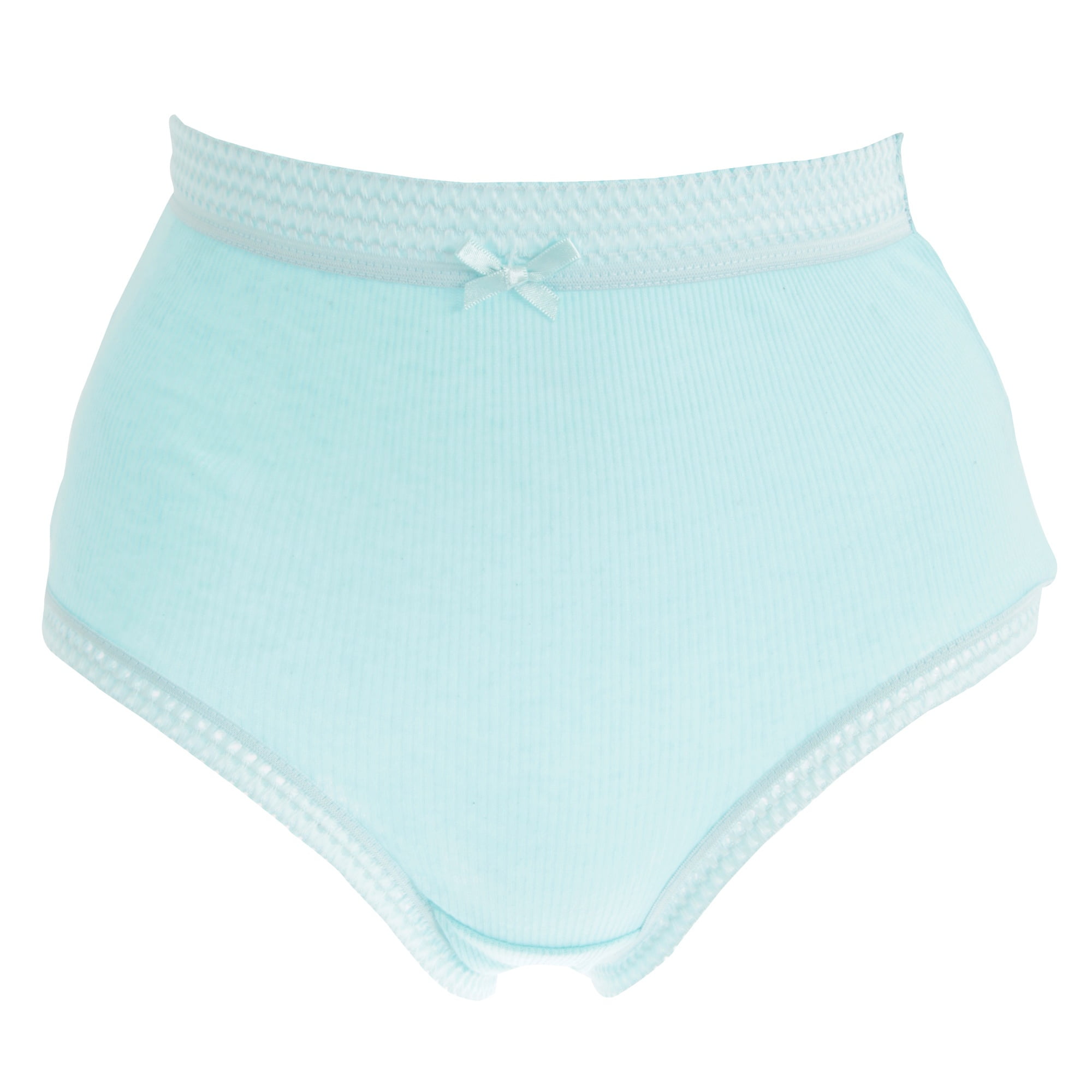 Passionelle Womens/Ladies Ribbed Pastel Cotton Briefs (Pack Of 3