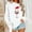 White3, variant on 2025 Women's Sequined Snowflake Blouse – Christmas Long Sleeve Tee, Party Vacation Casual Top‌