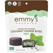 Emmy's, Cookie Bite Coconut Chocolate Covered Mint Organic, 3.5 Ounce (Pack of 6)