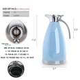 thumbnail image 2 of Jarra térmica Sumerflos Coffee (acero inoxidable, 2 litros), color azul, 2 of 7