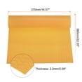 thumbnail image 2 of Uxcell Shoe Sole Repair Rubber Sheet 2.2mm Thick NonSlip Noise Reduction Replacement Pad Yellow, 2 of 5