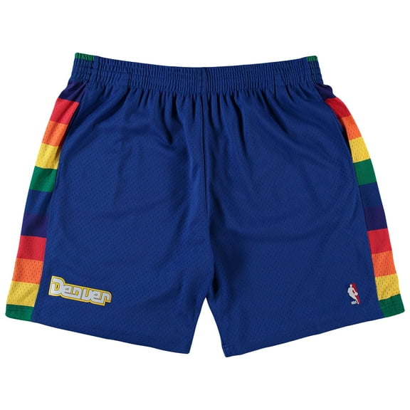 Men's Mitchell & Ness Royal Denver Nuggets Big & Tall Hardwood Classics Team Swingman Shorts