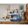 thumbnail image 5 of SINGER® M3330 Navy Blue Sewing Machine with Accessories , 23 built-in Stitches Deliver 97 Stitch Applications , 1-Step Buttonhole, Free Arm, LED Light , Portable, Perfect For Beginners, 5 of 9