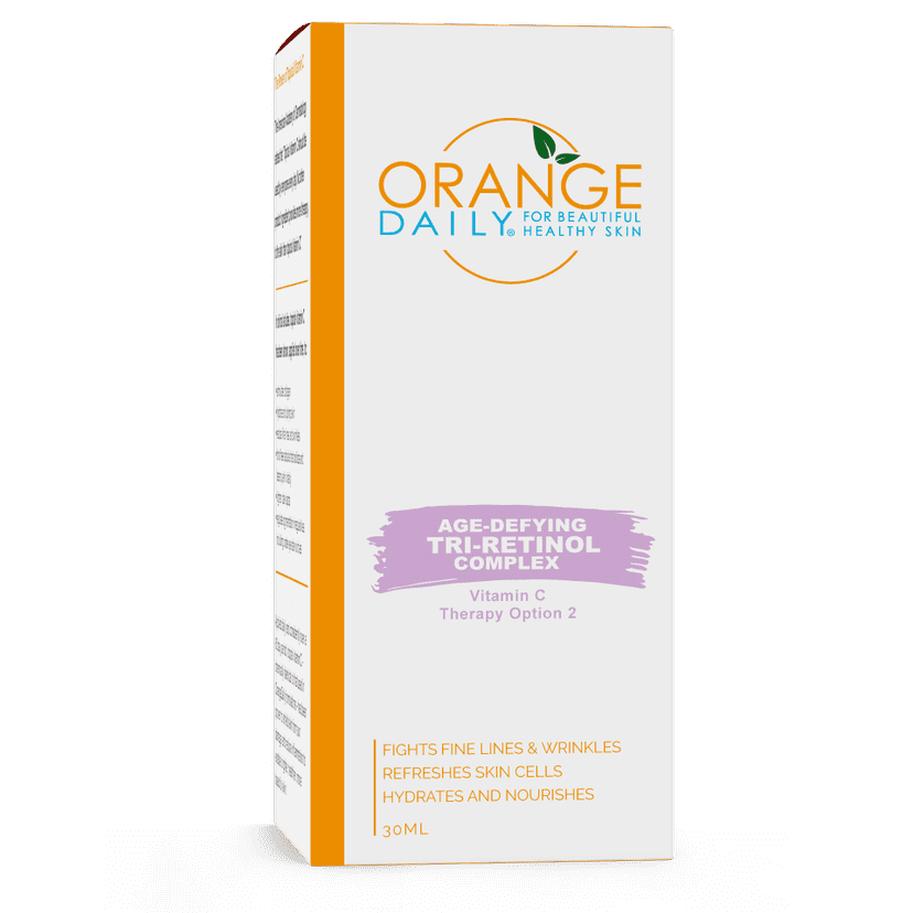 OrangeDaily Vitamin C Anti Aging Tri-Retinol Complex with Vitamin A - Retinol, Retinol Acetate, and Retinyl Palmitate, 1 Ounce