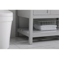 thumbnail image 5 of Elegant Decor Theo 36" Solid Wood Single Bathroom Vanity with Backsplash in Gray, 5 of 8