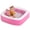 Playful Pink, variant on Inflatable Baby Pool Bathtub & Ball Pit for Toddlers, 34" Summer Blue Blow up Kids Pool