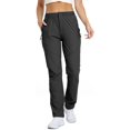 thumbnail image 1 of Pantalones de golf SPOSULEI, ligeros, de secado rápido, para mujer, color negro, XXL/29, 1 of 6