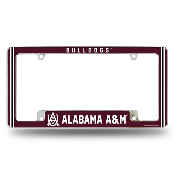 ALABAMA A&M ALTERNATE DESIGN ALL OVER CHROME FRAME