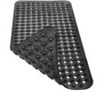 thumbnail image 1 of Alfombrilla de baño antideslizante (negra), hipoalergénica, 88 x 39 cm, incluye cierres | Alfombrilla de baño antideslizante sin BPA | Alfombrilla de ducha resistente al moho y lavable a máquina, 1 of 1