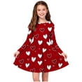 thumbnail image 2 of Tauxra Robe à Manches Longues pour Femmes, Robe Patineuse Extensible Évasée, Robe de Soirée Formelle à Col Rond et Tournoyante pour Femmes, Robe Basique Décontractée Unie à Manches Longues, 2 of 6