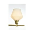 thumbnail image 4 of Living District Gene 5 Light Satin Gold and Frosted White Glass Wall Sconce, 4 of 8