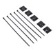 thumbnail image 5 of Bridas negras Jadeshay 200 unidades bridas de nailon bridas para cables, 5 of 12