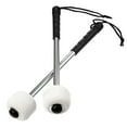 thumbnail image 6 of HERFIER 2 Pcs Drum Mallets Stainless Steel Handle Wool Felt Head Drumsticks Percussion Instrument Accessories 12.58x1.97x1.97in, 6 of 9