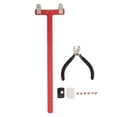 thumbnail image 2 of Ensemble de Pointes et Pointes d'Encoche pour Arc, Pointes et Pointes d'Encoche en Aluminium Pratique pour Arcs Composés Rouge, 2 of 8