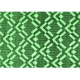 thumbnail image 1 of Ahgly Company Indoor Rectangle Abstract Emerald Green Contemporary Area Rugs, 8' x 10', 1 of 4