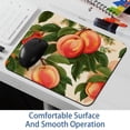 thumbnail image 6 of Peach 8.3x9.8 Inch Square Gaming Mouse Pad with Non-Slip Rubber Bottom, Printed Desk Mat for Office and Gaming, 6 of 6