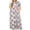 White, variant on Womens under $10 2026 ! asdoklhq Womens Plus Size Dresses,Plus Size Women Casual O-Neck Summer Short Sleeve Print Loose Pocket Long Dress
