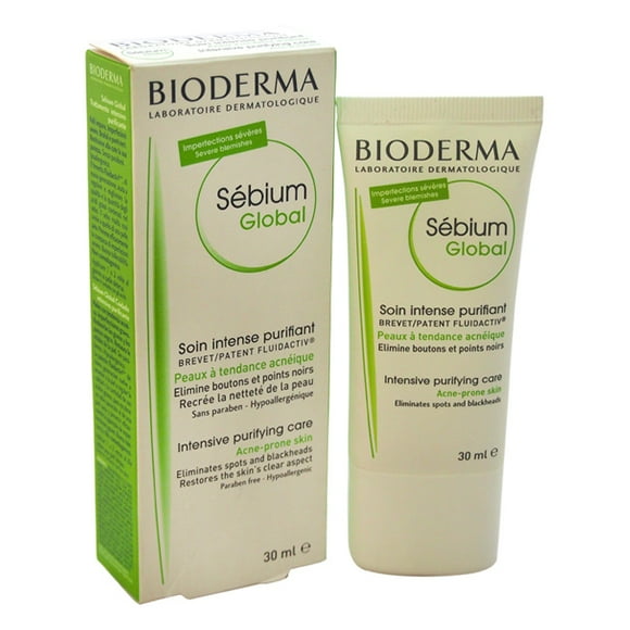Sebium Global Intensive Purifying Care by Bioderma for Unisex - 1.3 oz Treatment