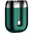 thumbnail image 1 of Mini Rasoir Électrique à Double Tête, Nouveau Mini Rasoir de Poche 2026, Rasoirs Rechargeables Étanches pour Maison, Voiture et Voyage (Vert), 1 of 7