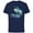 Navy, variant on Disney Frozen 2 Elsa and The Nokk T-Shirt - Short Sleeve Cotton T-Shirt for Adults - Customized-Athletic Heather