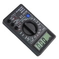 thumbnail image 3 of DT-830B Black Digital Multimeter with Large LCD Display - Measures AC/DC Voltage, DC Current, Resistance, Transistors - Overload Protection, Soft Rubber Test Leads - Ideal for Labs, Factories, Home &, 3 of 6