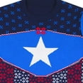 thumbnail image 3 of Captain America  Adult Shield Knitted Christmas Sweatshirt, 3 of 5