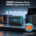 thumbnail image 4 of Inversor de corriente LANDERPOW Pure Sine Wave de 2000 W 12 V DC a 120 V AC, 4 of 9