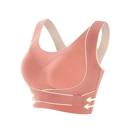 Bras for Women Plus Size Push up Halter Bra Padded Nursing Sleep Bra Strapless Bra for Large Breasts Plus Size Clearance Bras for Women Under 7$