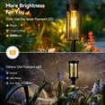 thumbnail image 6 of 6 Pack Solar Lights Outdoor, IP65 Waterproof Auto On/Off Solar Landscape Path Lights Outdoor Solar Garden Lights for Yard Patio Lawn Walkway Driveway, 6 of 7