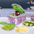 thumbnail image 5 of Fitnate 13 Pieces Vegetable Chopper, Slicer, Dicer, Spiralizer Mandoline Slicer and Food Chopper, 5 of 9