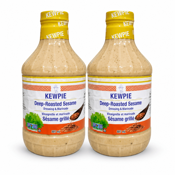 Kewpie Creamy Deep Roasted Sesame Dressing & Marinade 30 FL OZ (2 PACK)