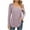 Purple, variant on Womens Long Sleeve Shirts Square Neck Pleated Business Blouses Casual Loose Lightweight Pullover Casual Fall Tops