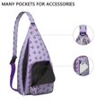 thumbnail image 2 of Waterproof Hiking Backpack Sling Bag for Women – Lightweight Crossbody Bag with Adjustable Strap, Multipurpose Chest Bag with Cute Paw Print for Travel & Outdoor Adventures – Dog Lover Gift, 2 of 4