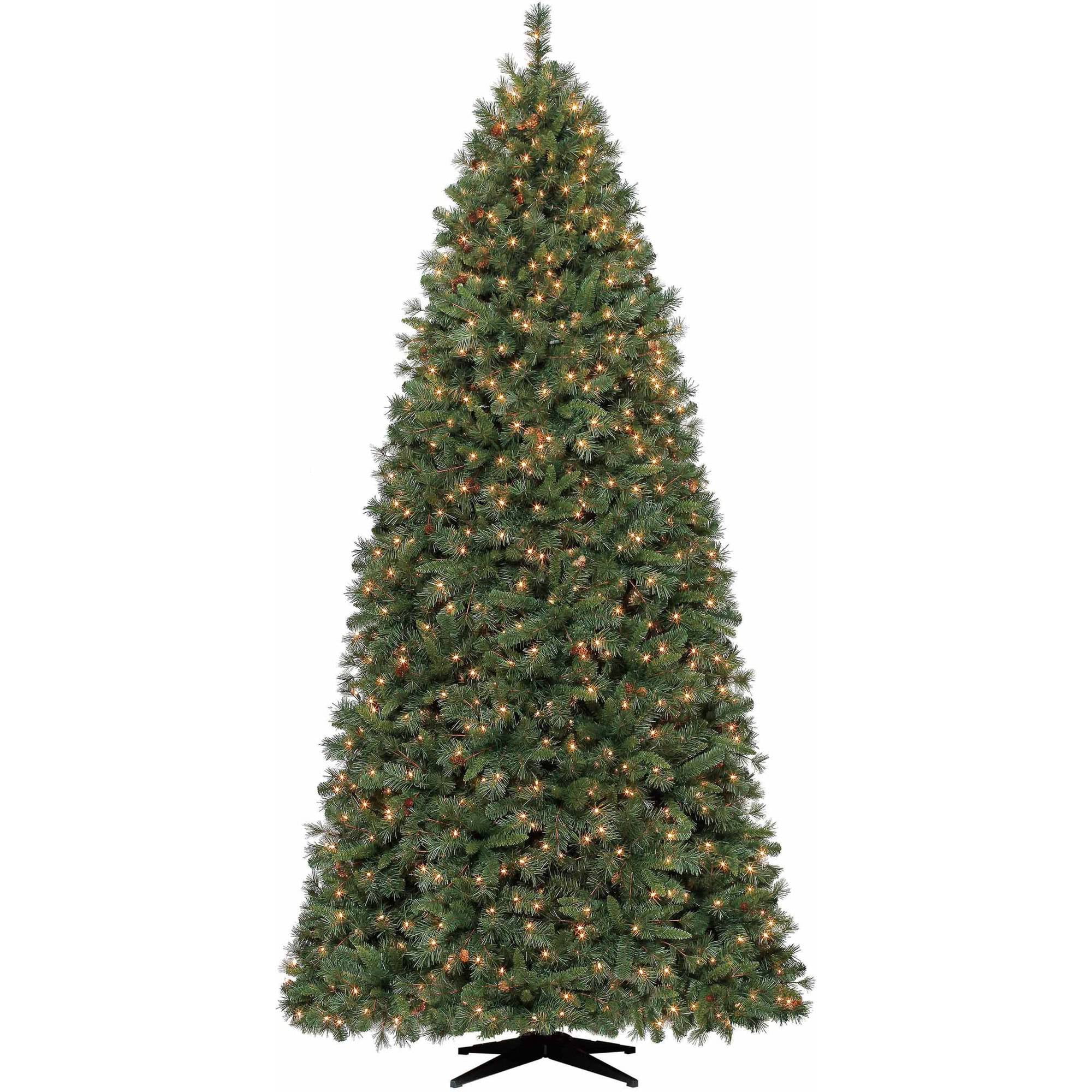 Marvelous Www.walmart Christmas Trees Part - 10: Holiday Time Pre-Lit 9u0027 Lakeview Pine Artificial Christmas Tree, Clear Lights - Walmart.com