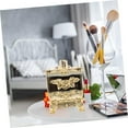 thumbnail image 3 of FYBTO 2pcs Cotton Box Jewelry Box Cotton Swabs Dispenser Jewelry Storage Tank Ornaments Storage Container Sponge Holder Ornament Storage Container Cotton Pad Plastic Embossed-0624, 3 of 5