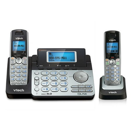 Vtech DECT 6.0 2 Line Cordless Phone with Answering and Additional
