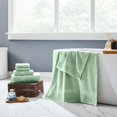 thumbnail image 2 of Modern Threads 6-Piece Rayon from Bamboo & Cotton Blend Towel Set - Ultra Soft & Absorbent, Seafoam, 2 of 4