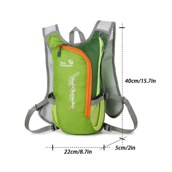 Breathable Hydration Backpack Nylon Reflective Water Bladder Backpack for Hiking Running Cycling