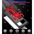 thumbnail image 5 of FIEWESEY for Google Pixel 7 Phone Case,Military Grade Anti-Drop Shockproof Armor Protection Case Built-in Kickstand Cover for Google Pixel 7 (Red), 5 of 6
