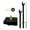 28mm Shaft Black, variant on Wall Clock Movement Non Ticking Hands High  Long Shaft for Painting Clock Metal Wall Clock Maintenance Repair Parts , 31mm Shaft Black