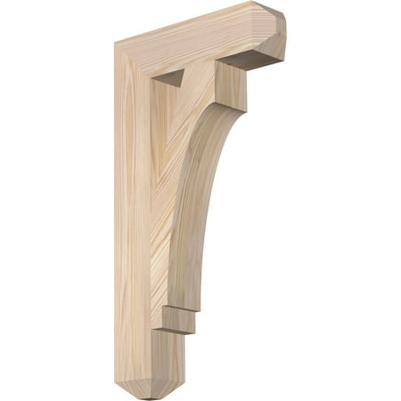 

Ekena Millwork 3 1/2 W x 14 D x 26 H Imperial Craftsman Smooth Bracket Douglas Fir