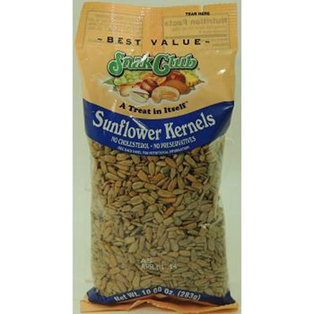 Snak Club Best Value Sunflower Kernels 10 Oz Each ( 6 In A Pack (Best Sunflower Seeds For Microgreens)