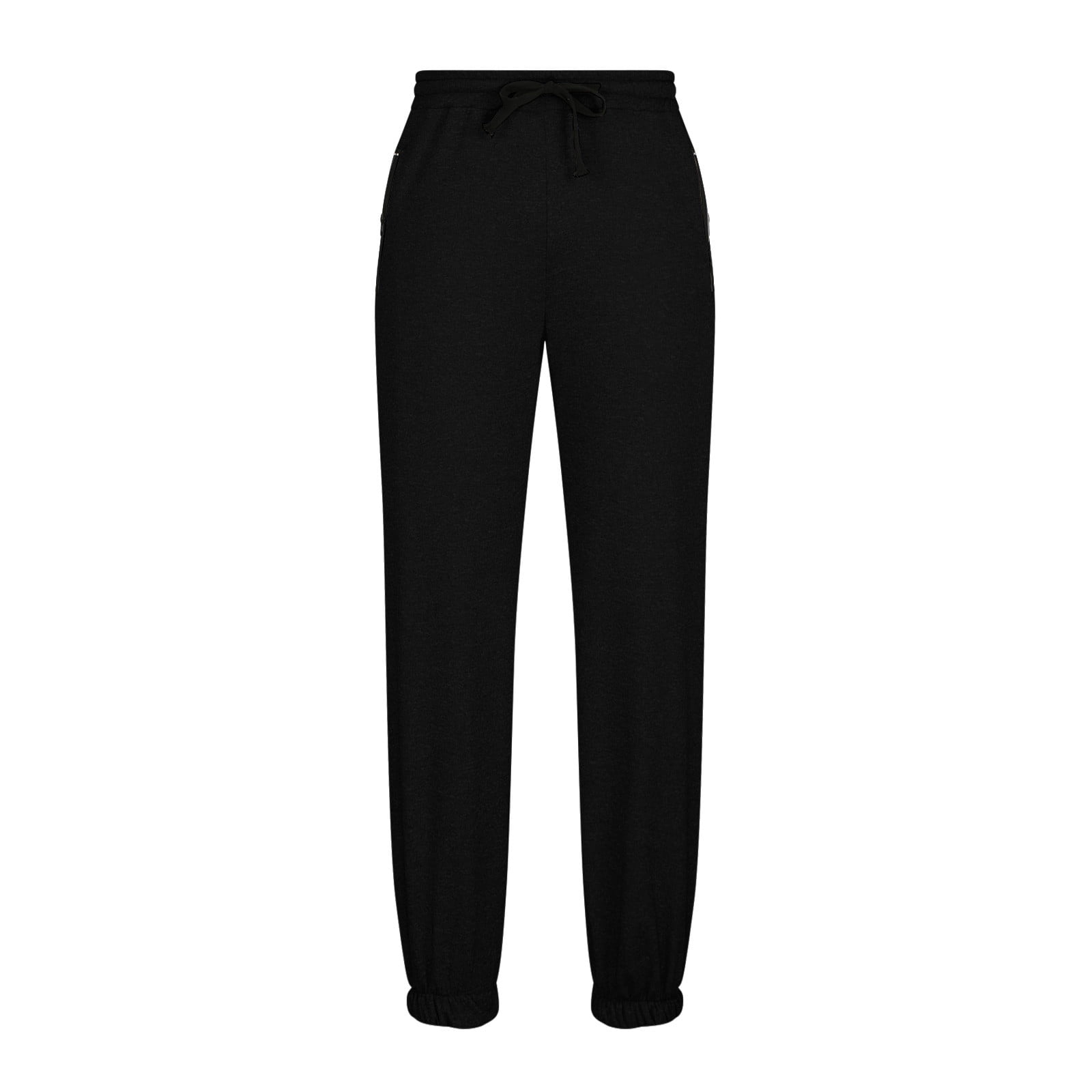 FAIWAD Mens Fleece Lined Sweatpants Elastic Waist Drawstring Straight Leg Pants Casual Plus Size Long Pants Walmart