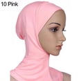 thumbnail image 2 of Opolski Womens Modal Hats Soft Solid Color Women Full Cover Scarf Cap Underscarf Neck Head Bonnet Hat, 2 of 8