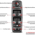 thumbnail image 2 of A-Premium Power Window Switch Replacement for Town & Country Dodge Grand Caravan 2008-2009 Front Left, 2 of 5