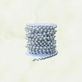 thumbnail image 4 of 8MM Round String Beads Chain Garland Fixed Plating String Bead Pendant for Wedding Christmas Birthday Stage Decoration (Silver, 5M/Roll), 4 of 5