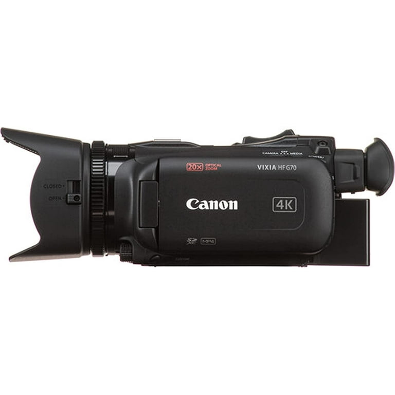 Canon Vixia HF G70 4K Camcorder, 128GB, Video Light, Filters
