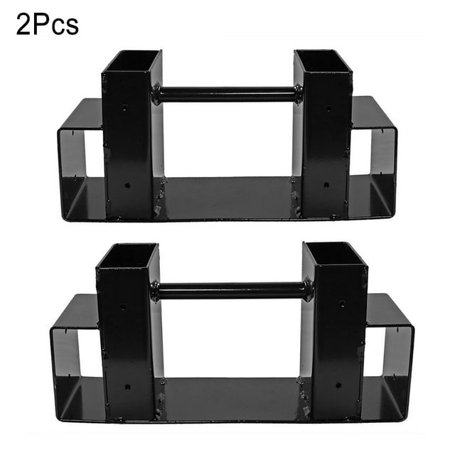 Outdoor Firewood Log Storage Rack Bracket Kit Fireplace Wood Storage Holder with Adjustable Length