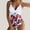 White, variant on Swimming Women s Swimwears Women's Piece Tennis Swimsuits with High Waisted Control Wrap Tie Back Monokini Front Design 1 Piece Swimwear Pink L
